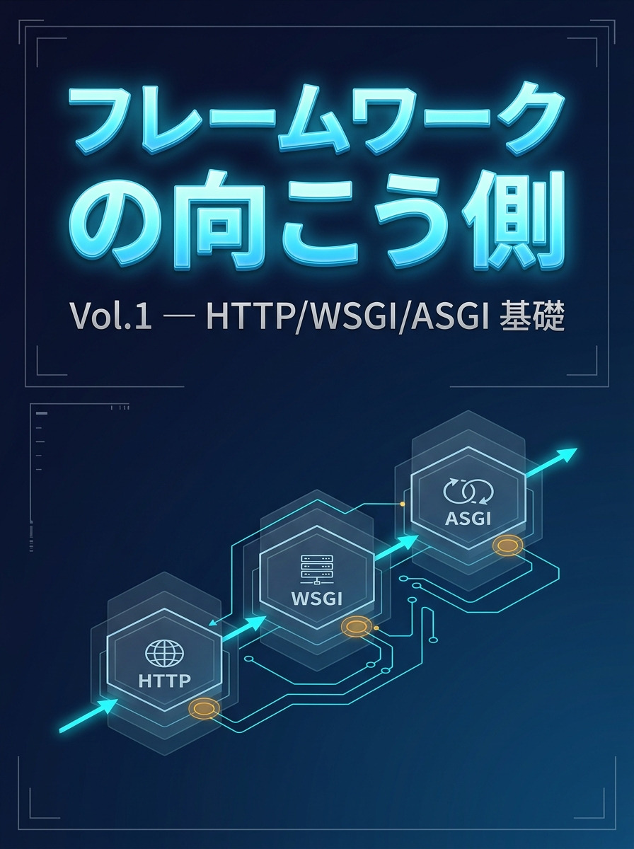 フレームワークの向こう側 Vol.1 — HTTP/WSGI/ASGI 基礎